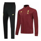 Agasalho Treino Liverpool 19/20 Oficial - Jaqueta + Calça