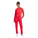 Agasalho adidas 3 Stripes Vermelho Preto Feminino