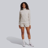 Agasalho adidas Logo Linear Feminino Bege