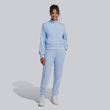 Agasalho adidas Tr 3 Stripes Feminino Azul