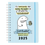 Agenda Flork Profissões Personalizada Capa Dura Elástico A5 