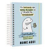 Agenda Profissões Flork 2025 Personalizada Com Seu Nome