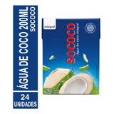 Água De Coco Sococo 200ml - 24 Unidades