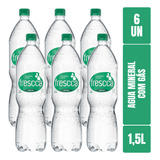 Água Mineral Frescca Com Gás Pack 6 Garrafas 1.5 L
