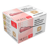 Agulha Hipodermica Descartável 40 X 1,20 Descarpack Cx C 100