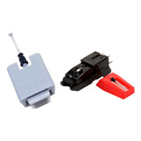 Agulha Toca Disco Vn100 Lk100 + Capsula E Agulha Cz800 Sjn68
