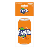 Airpure Odorizante Automotivo Paper Cartão Fanta Cor Branco Fragancia Fanta Laranja
