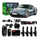 Alarme Automotivo Universal + Chave Canivete+ Trava 4 Portas