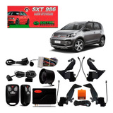 Alarme Top Carros Automotivo + Trava Tragial Vw Up 4 Portas
