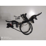 Alavanca Passador Shimano Deore 9v St-m535 O Par C/ Freio Hd