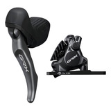 Alavanca Sti Freio Shimano Grx St-rx820/br-rx820 1v Esq Cor Preto
