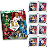 Álbum Brasileirão 2024 Oficial + 200 Figurinhas 40 Envelopes