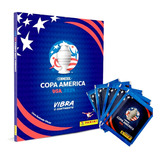 Álbum Capa Dura Copa América Conmebol 2024 + 100 Figurinhas