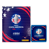 Álbum De Capa Dura Da Copa América 2024 +25 Envelopes