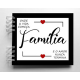 Álbum De Fotos Scrapbook Tema Família Presente Família #v3b