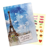 Álbum Fotográfico Torre Eiffel Paris Pintura 10x15 + Adesivo