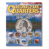 Álbum Moeda Eua Park Quarter Dollar 2010 A 2021 0,25 Cent.