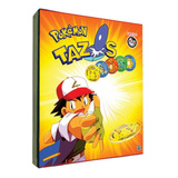 Album Para Coleção 160 Tazos Pokémon Anos 2000 Sem Tazos
