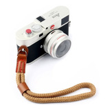 Alça De Pulso Para Camera Nikon Canon Sony Hand Strap Marrom