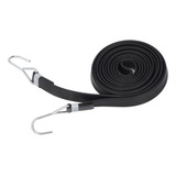 Alça Elástica Elástica, 10 Peças, 2 Cm De Largura, Preta, Al