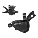 Alças De Câmbio De Bicicleta Shimano Alivio Sl-m3100 9x2, Cor Preta