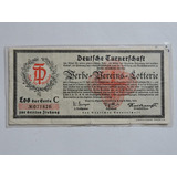 Alemanha Bilhete Loteria 1929 Herbe- Wereins Berlim