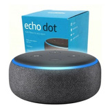 Alexa Amazon Echo Dot 3 Assistente Virtual Cor Preto Voltagem 110v/220v