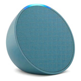 Alexa Echo Pop Smart Speaker Amazon Cor Preto Cor Azul-petróleo