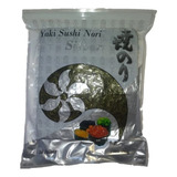 Alga Marinha Yaki Sushi Nori Silver 140g Temaki 50 Folhas