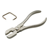 Alicate Aplicador + Grampo Nasal (4cm) P/ Suínos - 100 Unid.