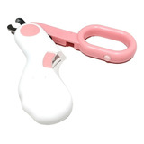 Alicate Com Led Para Unhas Pets Luz Cortador Cachorro Gato Cor Rosa Bebê