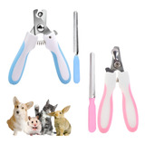 Alicate Pet Corte De Unhas Cachorro Gato Com Lixa Preminum