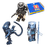 Alien Predador Tv Filme Jogo Game Melhor Kit Bonecos Letsgo