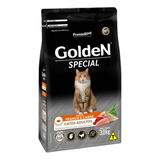 Alimento Golden Golden Gato Para Gato Adulto De Raça Pequena Sabor Carne E Frango Em Sacola De 3kg