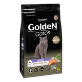 Alimento Golden Premium Especial Para Gato Adulto Sabor Salmão Em Sacola De 3kg
