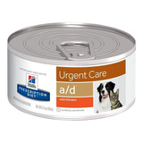 Alimento Hill's Prescription Diet Urgent Care A/d Para Cão/gato Adulto Todos Os Tamanhos Sabor Frango Em Lata De 156g