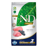 Alimento N&d Prime Cordeiro E Blueberry Para Cão Filhote De Raça Pequena Sabor Cordeiro Em Sacola De 10.1kg