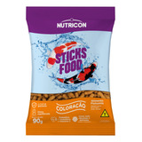 Alimento P/ Peixe Nutricon Carpa Sticks Food Coloração 90gr