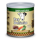 Alimento Pet Delícia Receitas Clássicas Para Cão Todos Os Tamanhos Sabor Panelinha De Carne Em Lata De 320g