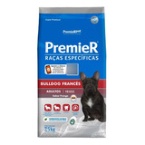 Alimento Premier Super Premium Raças Específicas Bulldog Francês Para Cão Adulto Sabor Frango Em Sacola De 7.5kg