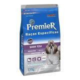 Alimento Premier Super Premium Raças Específicas Shih Tzu Para Cão Adulto De Raça Pequena Sabor Frango Em Sacola De 2.5kg