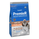 Alimento Premier Super Premium Raças Específicas Shih Tzu Para Cão Adulto De Raça Pequena Sabor Salmão Em Sacola De 7.5kg