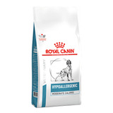 Alimento Royal Canin Veterinary Hypoallergenic Moderate Calorie Para Cão Adulto Todos Os Tamanhos Sabor Mix Em Sacola De 10.1kg