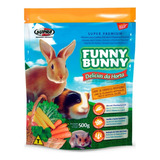 Alimento Supra Funny Bunny Delícias Da Horta Para Roedores 