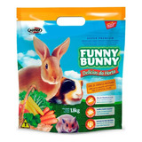 Alimento Supra Funny Bunny Delícias Da Horta Roedores 500g