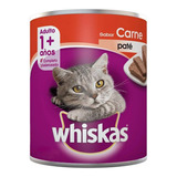 Alimento Whiskas 1+ Whiskas Gatos S Para Gato Adulto Todos Os Tamanhos Sabor Patê De Carne Em Lata De 290g