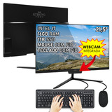 All In One Preto 21,5 Completo I7 16gb Ssd 1tb Strong Tech