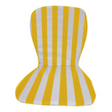 Almofada Cadeira De Praia Listrada Amarela 123organizei