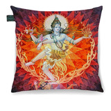 Almofada Decorativa Linda Arte Hindu Deus Shiva 30x30cm