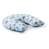 Almofada Para Amamentação Travesseiro Para Gêmeos - Grande Cor Nuvens Azul Joli